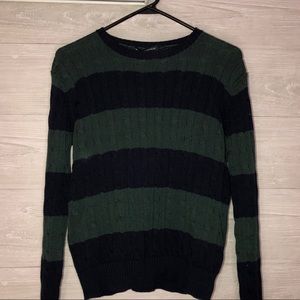 striped brandy sweater